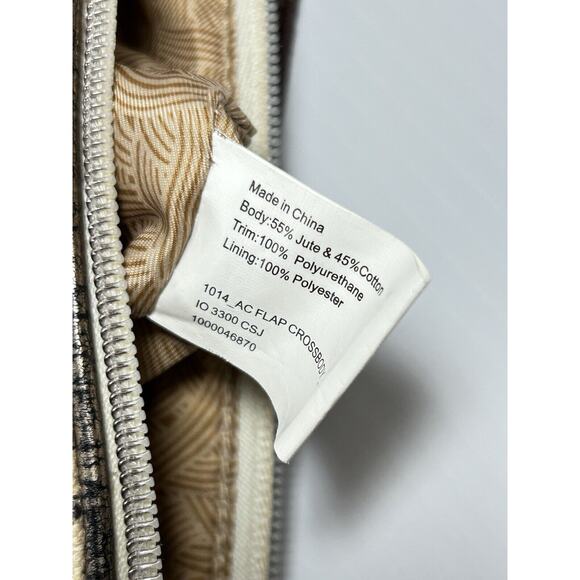 Sakroots by The Sak Crossbody Purse Bag Spirit Desert Owl Peace Canvas Jute - Picture 14 of 16